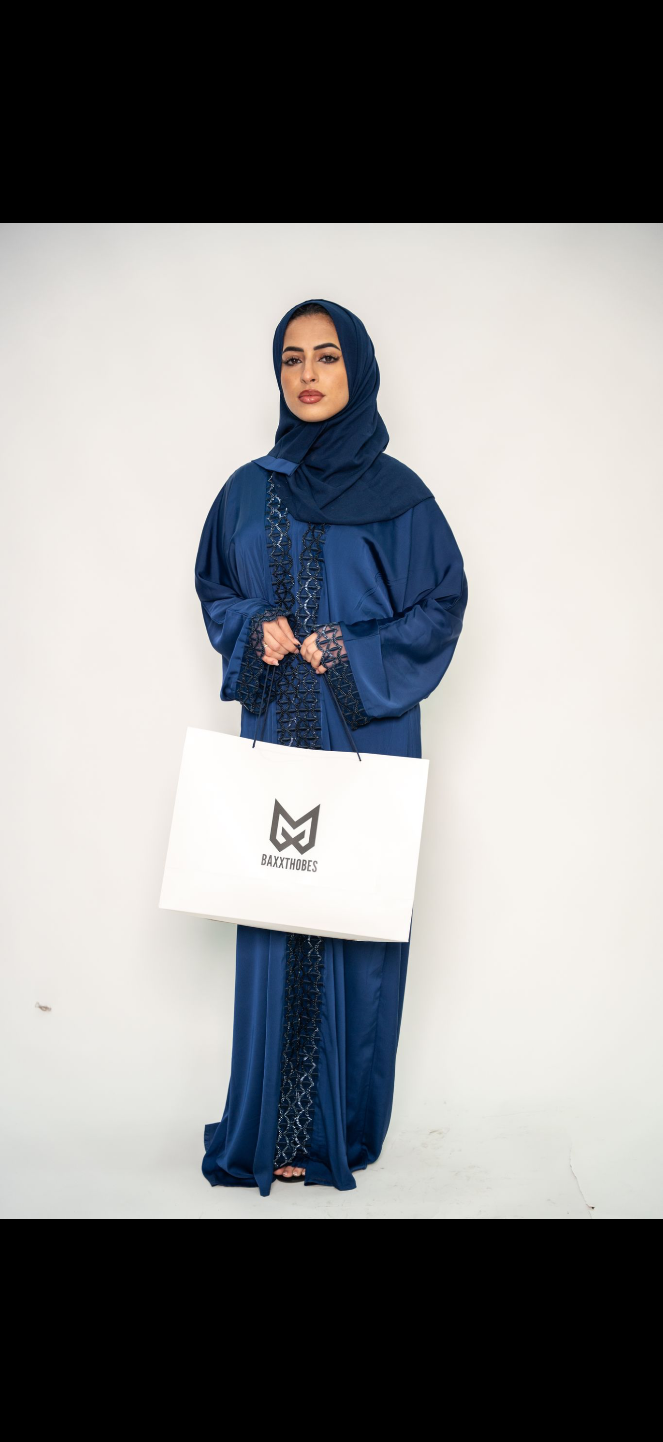 PREMIUM OCEAN NAVY ABAYA