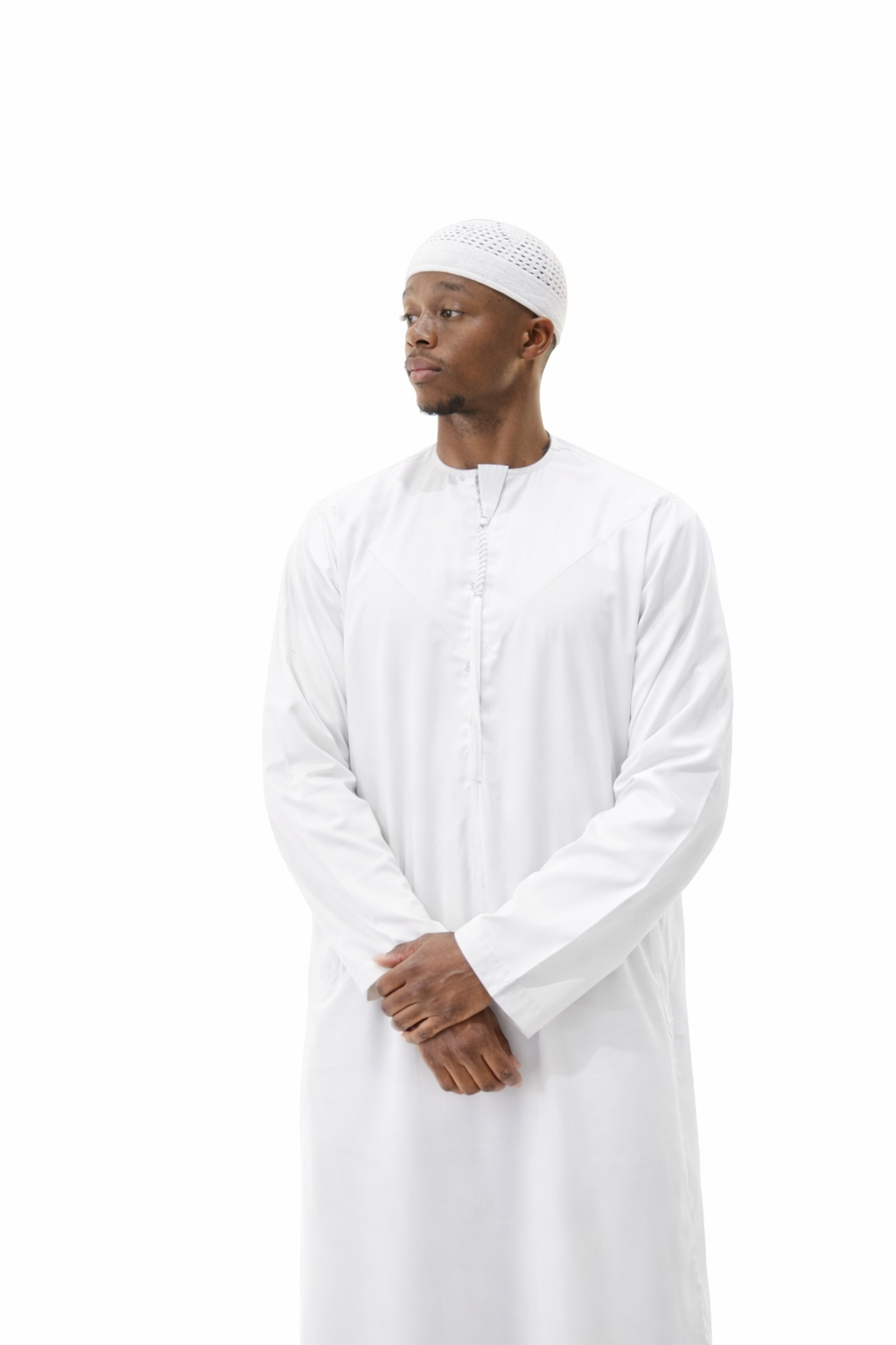 LUXURY EMIRATI THOBE - WHITE