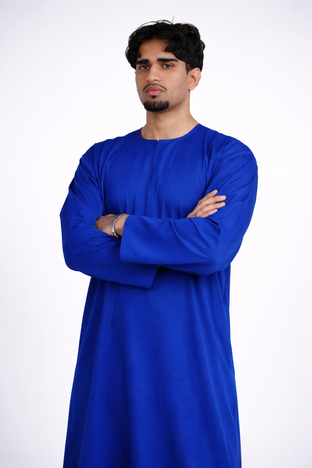 LUXURY EMIRATI THOBE - SAPPHIRE BLUE