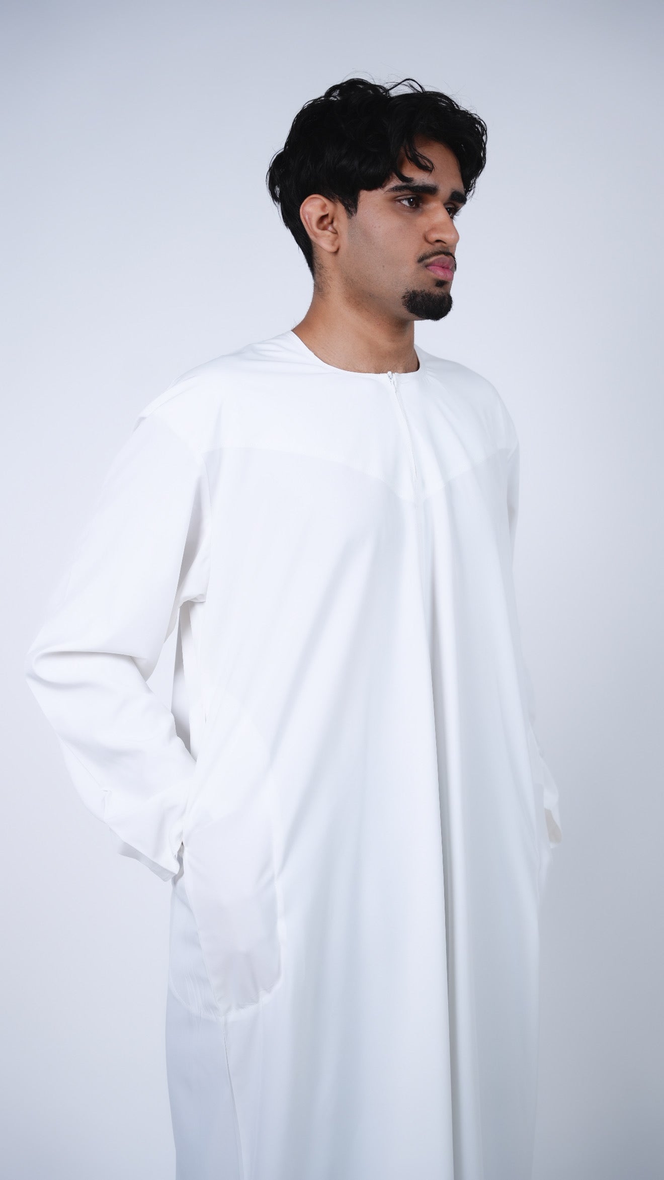 Emirati Thobe - Winter White