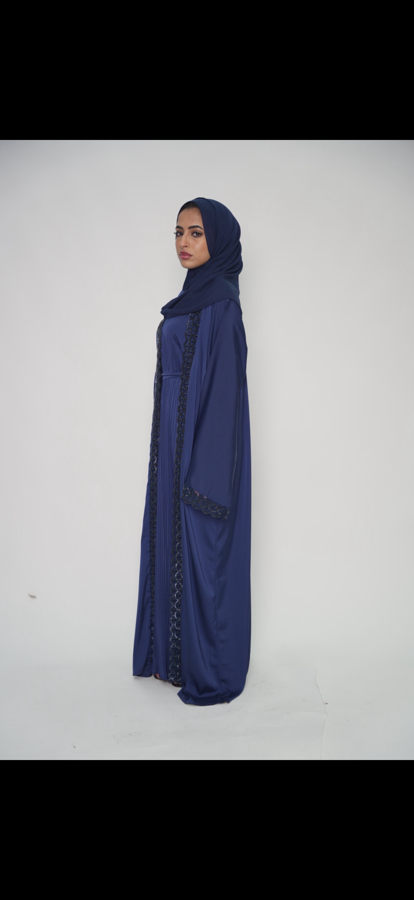 PREMIUM OCEAN NAVY ABAYA