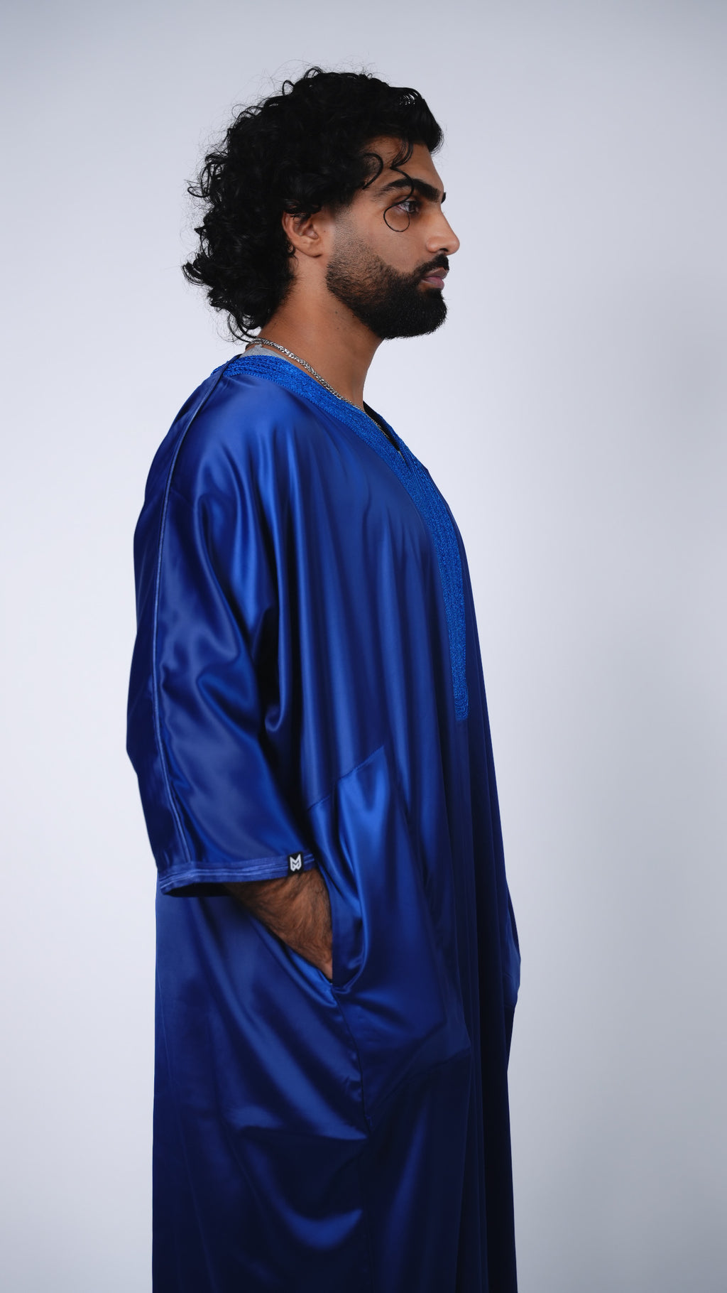 Moroccan Thobe - Blue Saphire