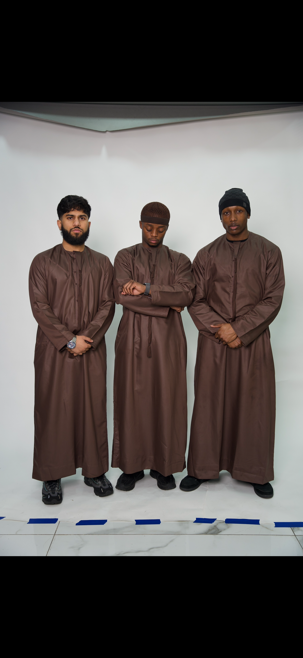 LUXURY EMIRATI THOBE - MOCHA BROWN