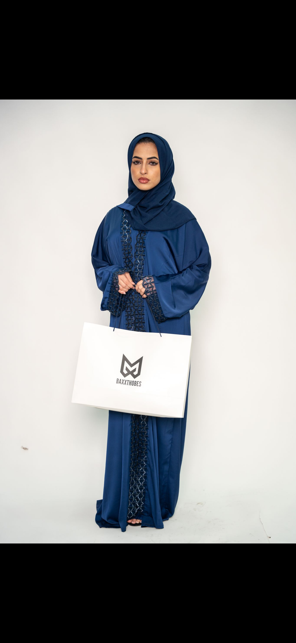 PREMIUM OCEAN NAVY ABAYA
