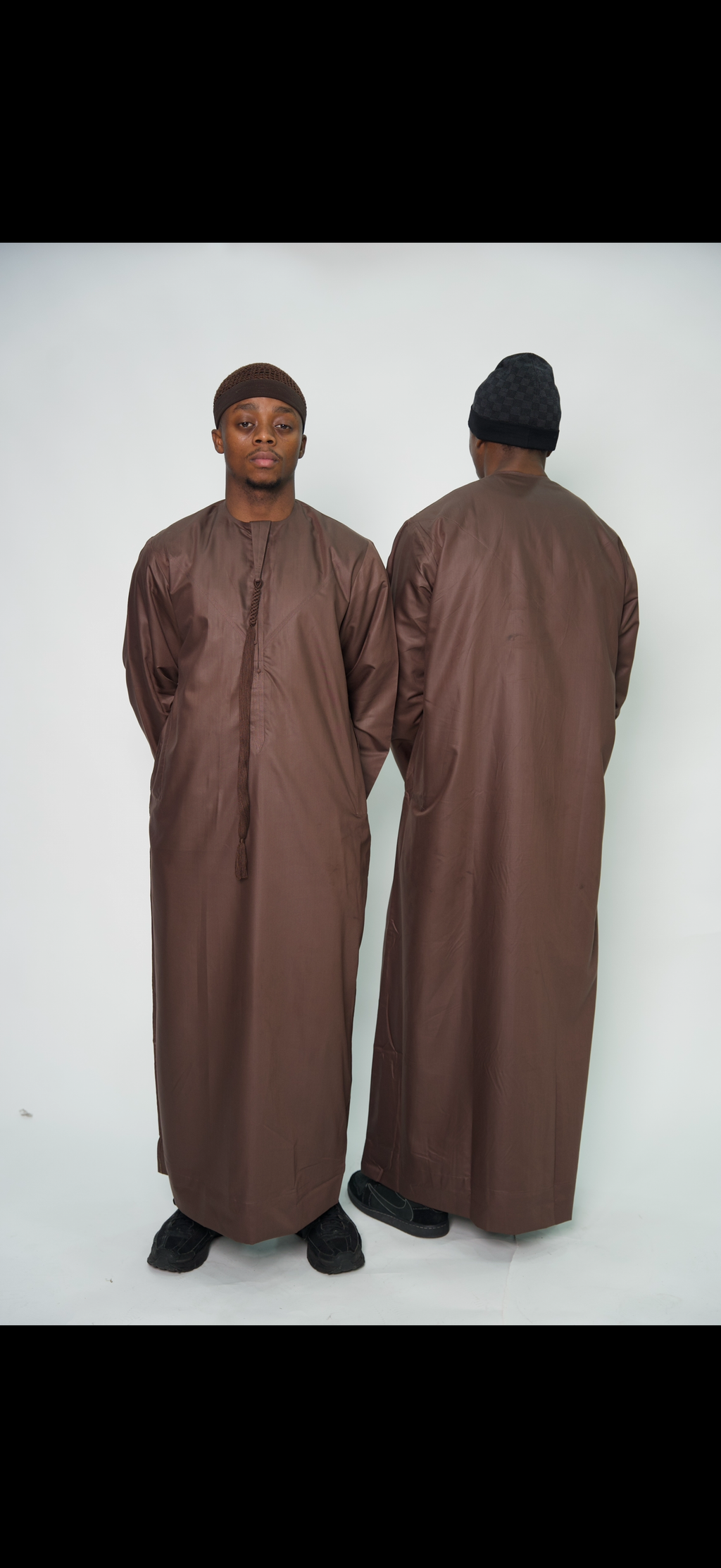 LUXURY EMIRATI THOBE - MOCHA BROWN