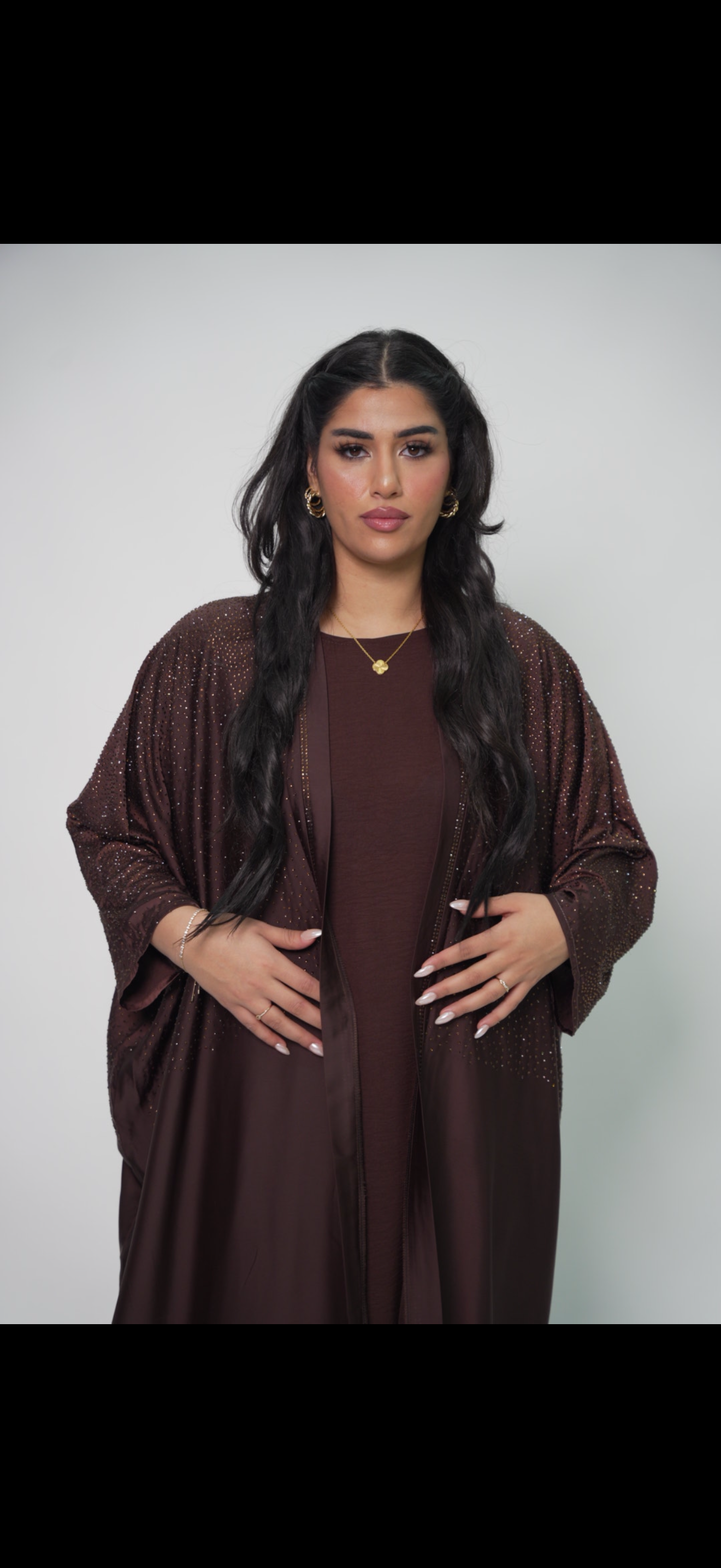 Coffee Brown Luxury Abaya