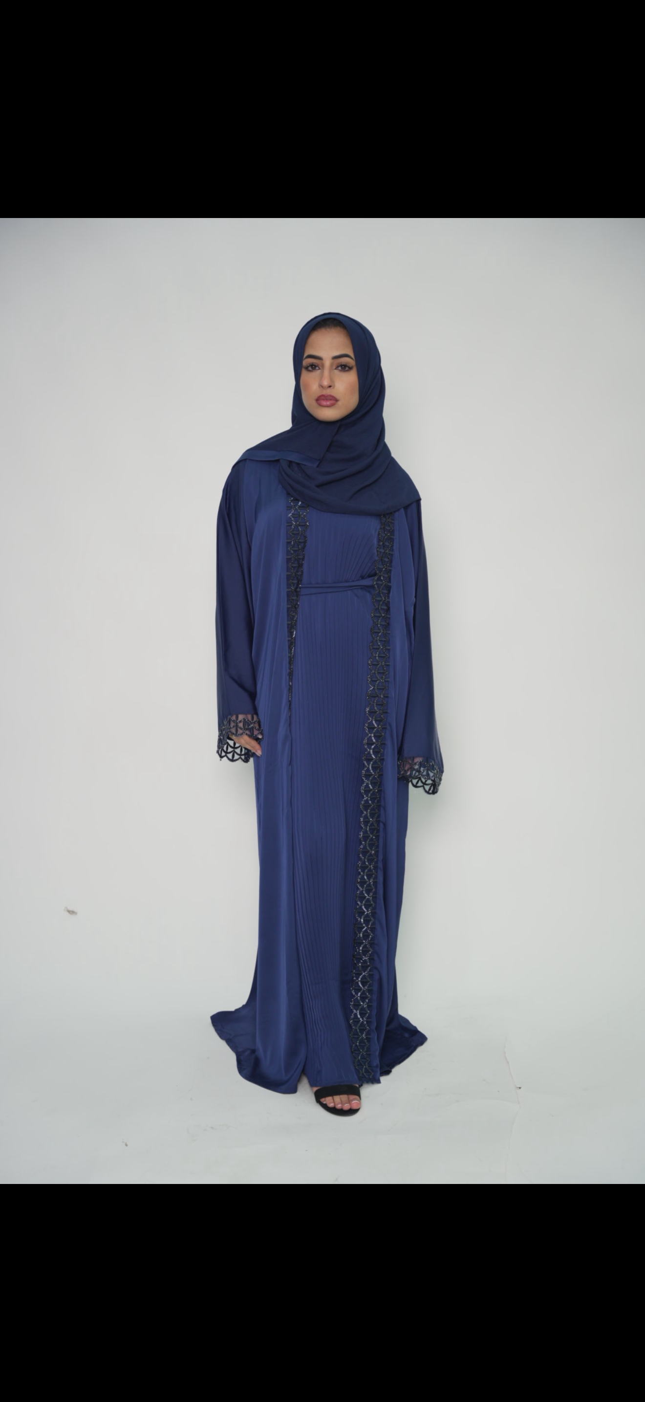 PREMIUM OCEAN NAVY ABAYA