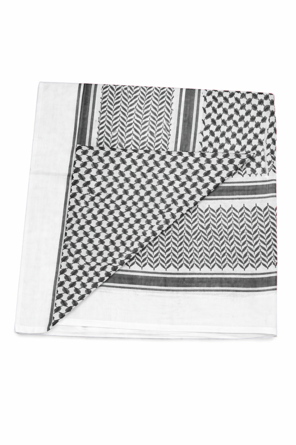 BLACK & WHITE SHEMAGH