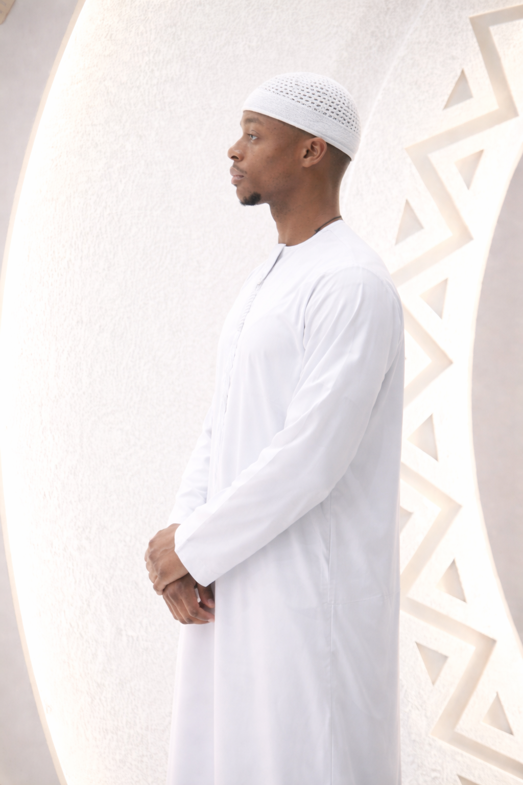 LUXURY EMIRATI THOBE - WHITE