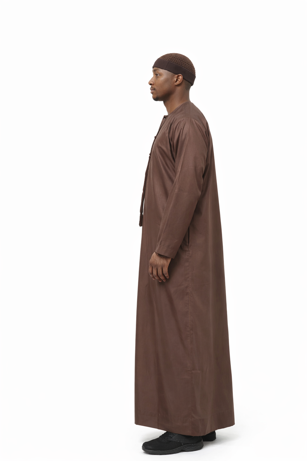LUXURY EMIRATI THOBE - MOCHA BROWN