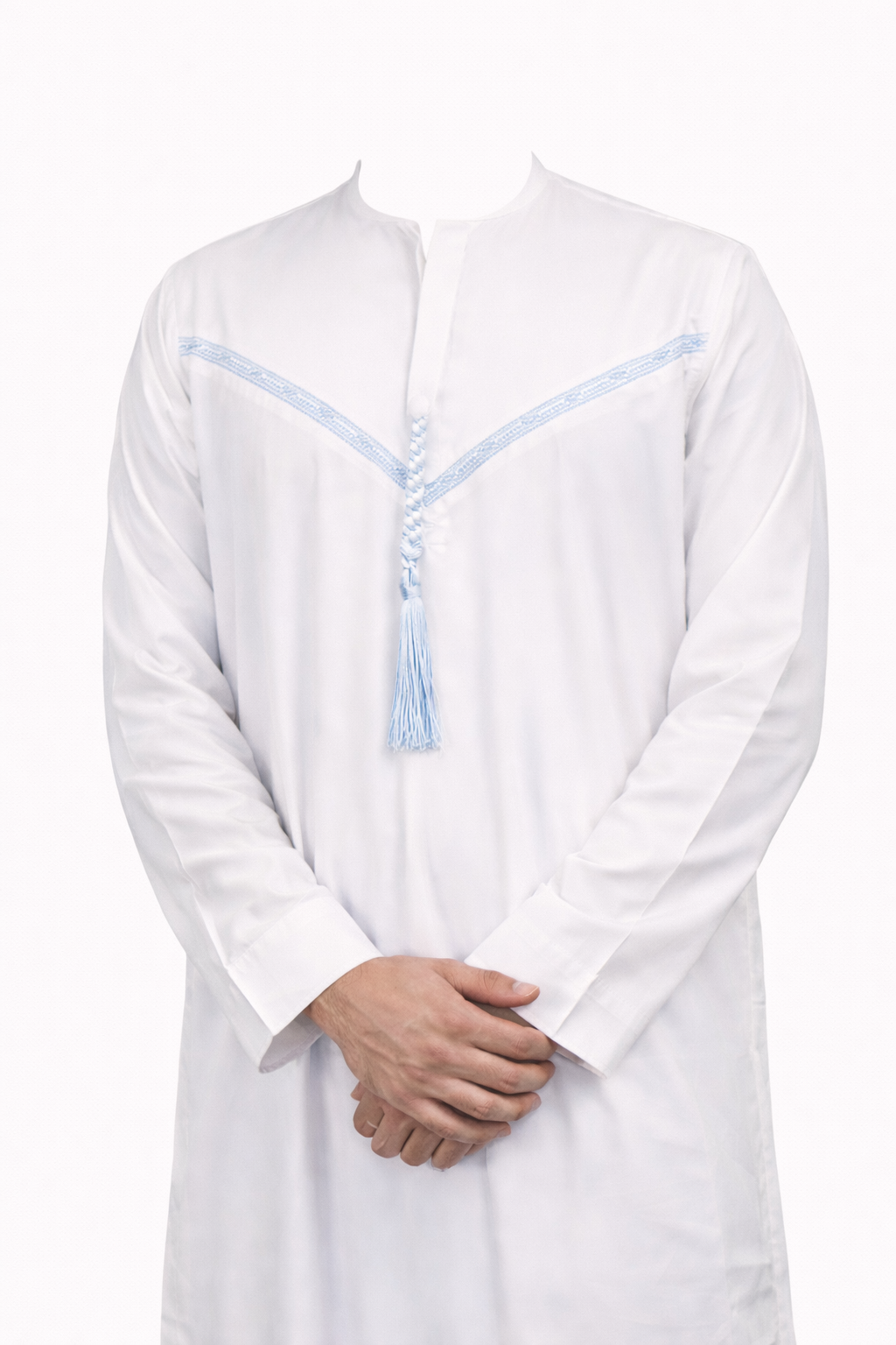 White/Blue - Emirati Thobe
