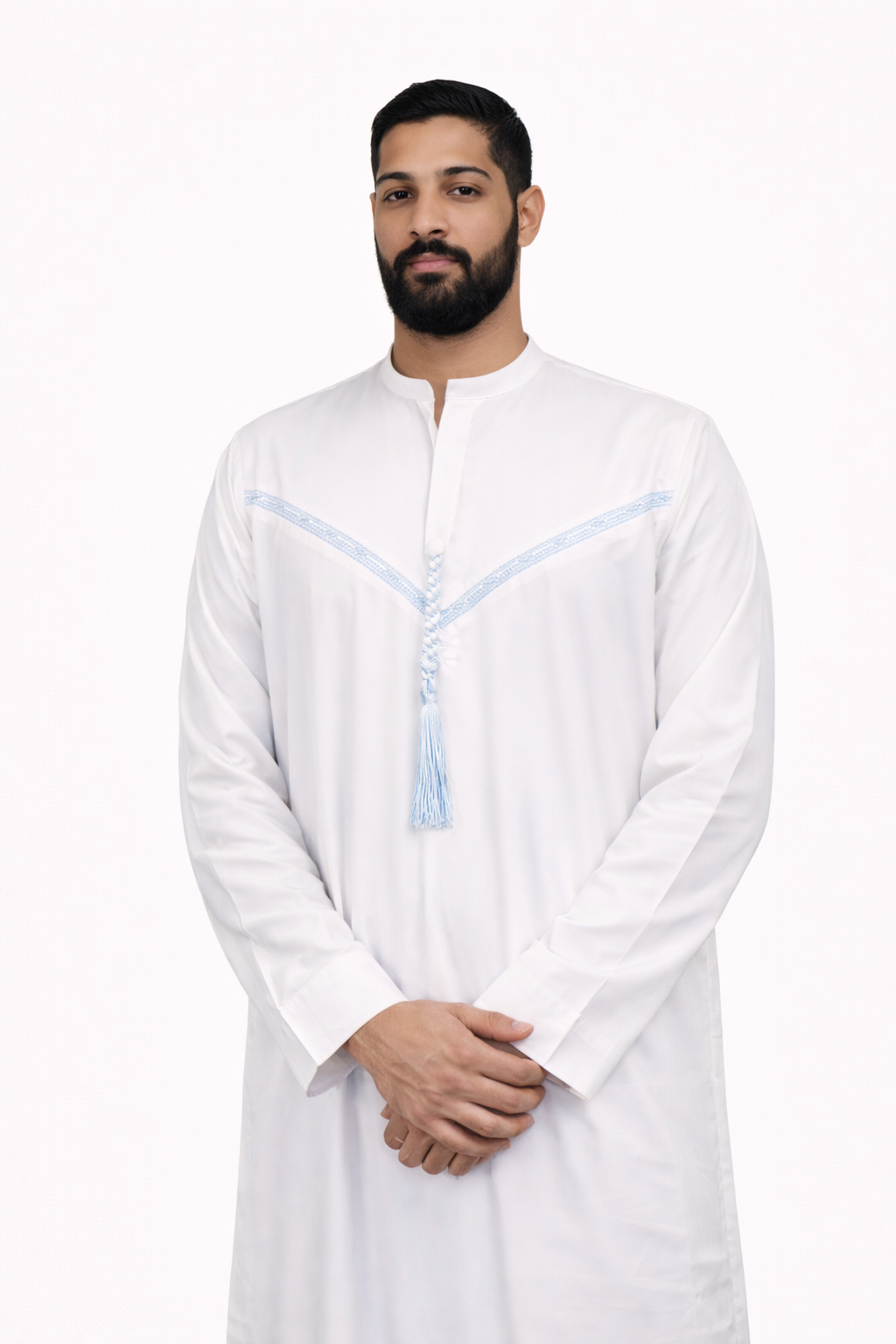 White/Blue - Emirati Thobe