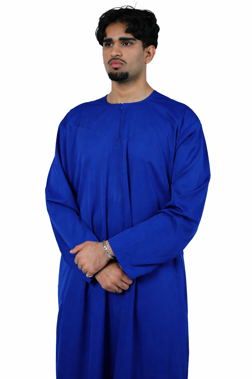 LUXURY EMIRATI THOBE - SAPPHIRE BLUE