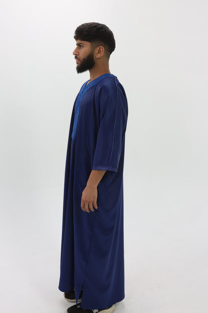 Moroccan Thobe - Blue Saphire